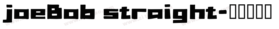 joeBob straight字体转换